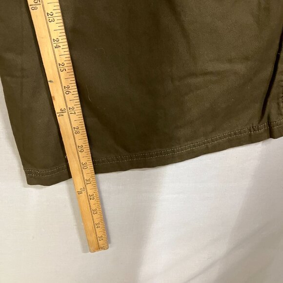 Wild Fable Women's Small Olive Mid-Rise Wide Leg Cargo Pants Elastic Waist - Picture 11 of 11